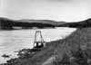 Vid H�lj�ns infl�de ligger Andersstubben och i riktning mot H�ljes vidgar sig �lven och bildar ett sel, som skymtar l�ngst bort.