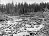 Fr�n bron har man i uppstr�msriktning denna utblick �ver Var�n. Vattenst�ndet �r ovanligt l�gt.