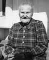 Den �ldsta inv�naren p� Arntsg�rden �r Karolina Arntsson, som �r f�dd �r 1876.