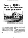 Posten i H�ljes lever fortfarande