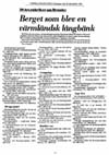 20 �rs rubriker om Bran�s