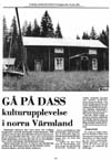 G� p� dass - kulturupplevelse i norra V�rmland