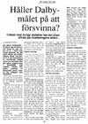 H�ller dalbym�let p� att f�rsvinna?