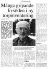M�nga gripande livs�den i ny torpinventering